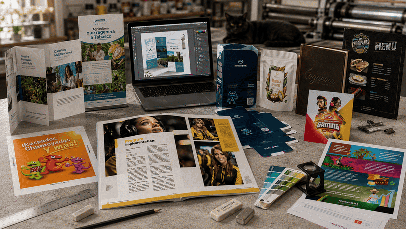 Proyecto de diseño gráfico editorial