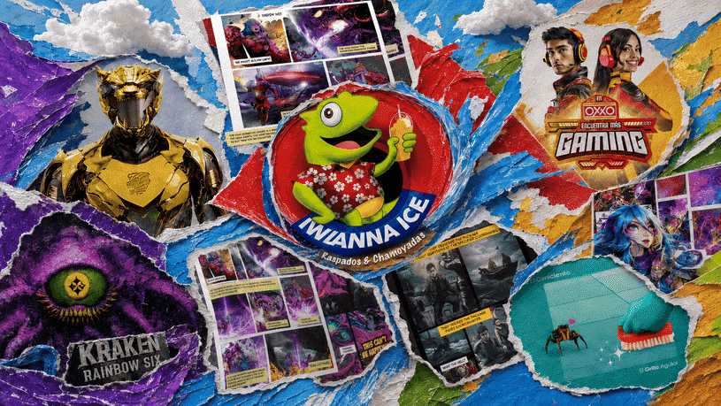 Proyecto ilustrado para IWANNA ICE